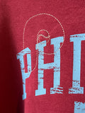 Phillies women’s oversized cropped crewneck